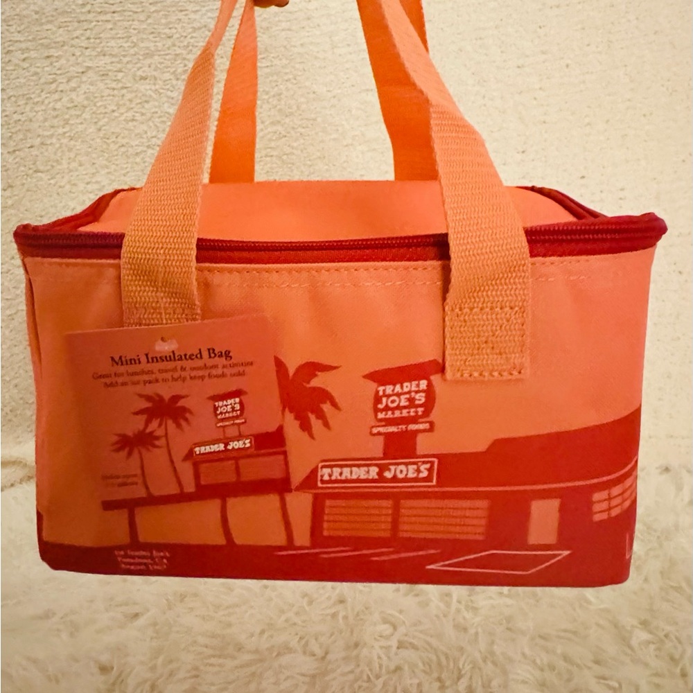 Trader Joe's Peach Insulated Bag